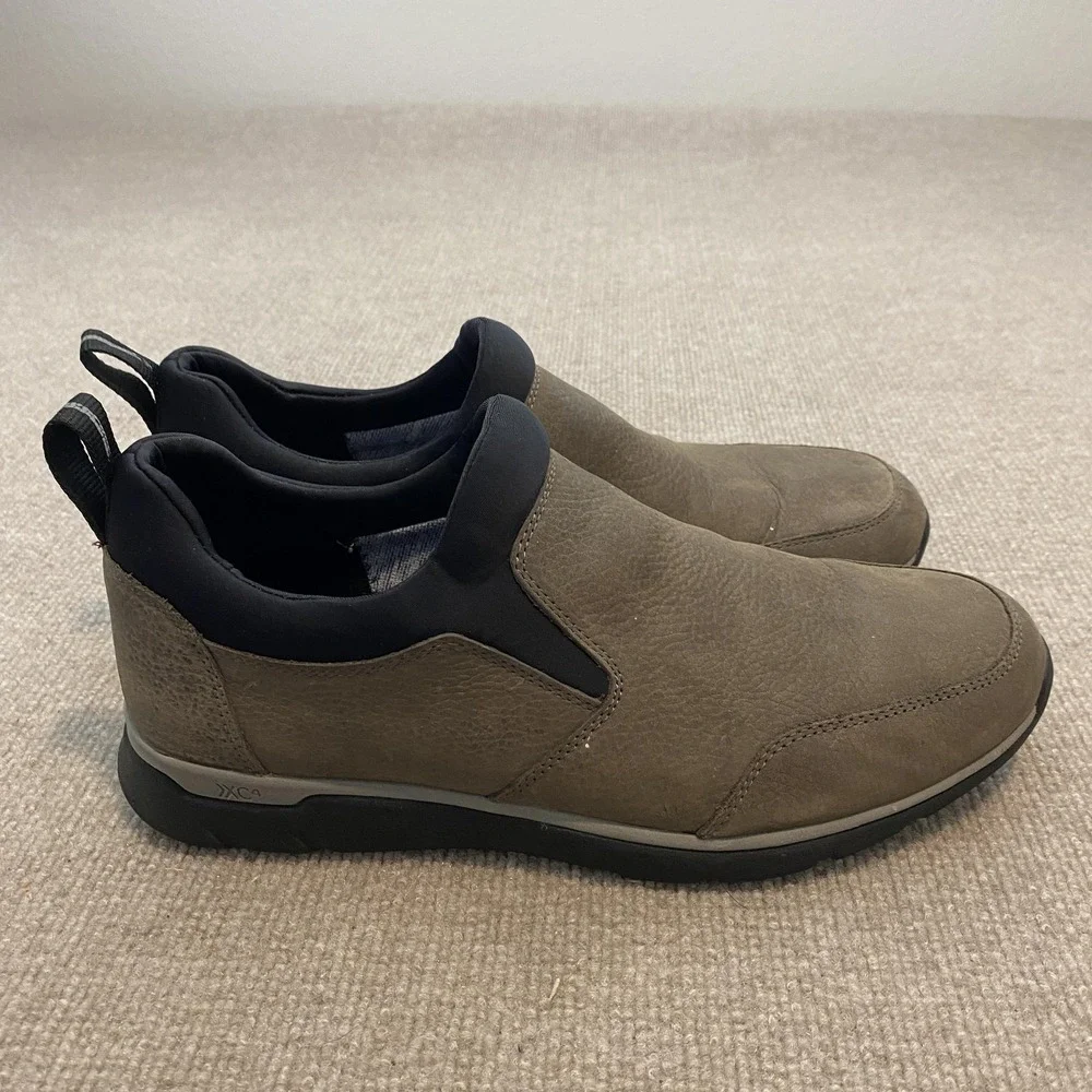 Johnston & Murphy XC4 Shoes Mens Size 11 Brown Leather Slip On Casual 25-4088